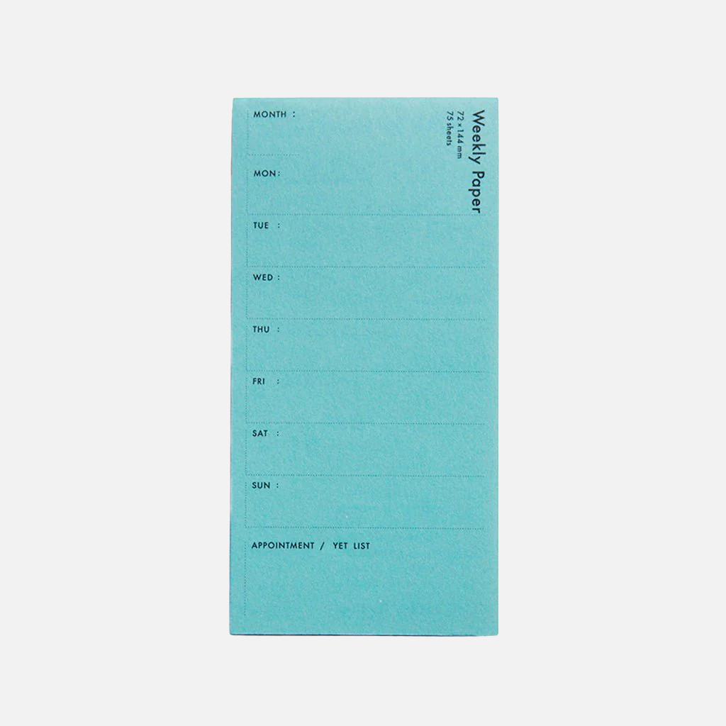 Classiky • Weekly Pad