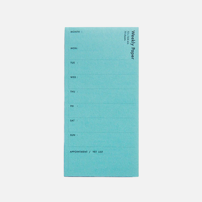 Classiky • Weekly Pad