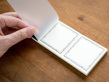 Classiky • Letterpress Label Book - Brown