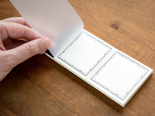 Classiky • Letterpress Label Book - Brown