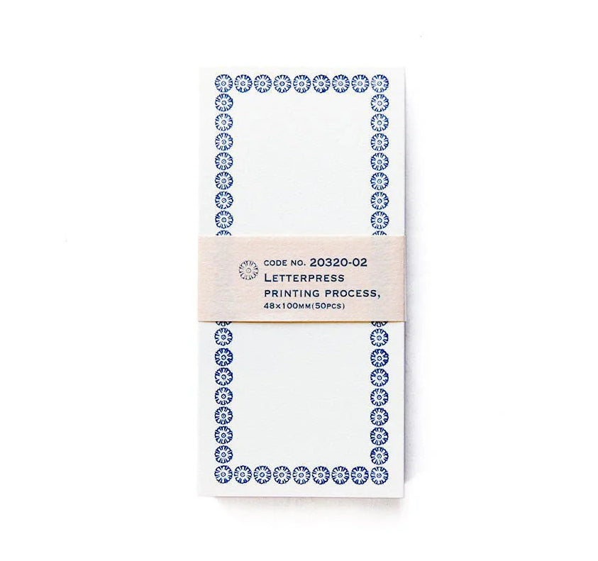 Classiky • Letterpress Cards - Blue