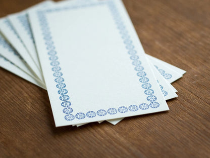 Classiky • Letterpress Cards - Blue