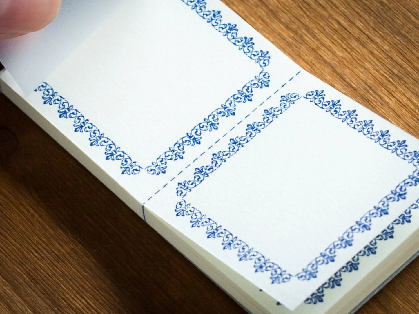 Classiky • Mini Letterpress Labels - Blue