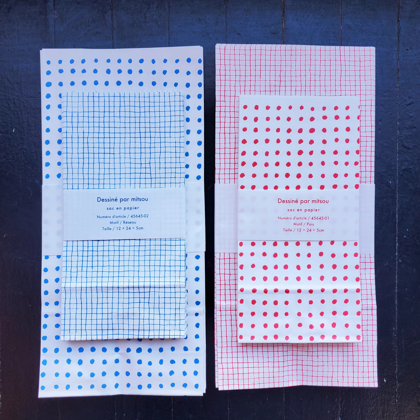 Classiky x Mitsou • Paper Bags - Blue