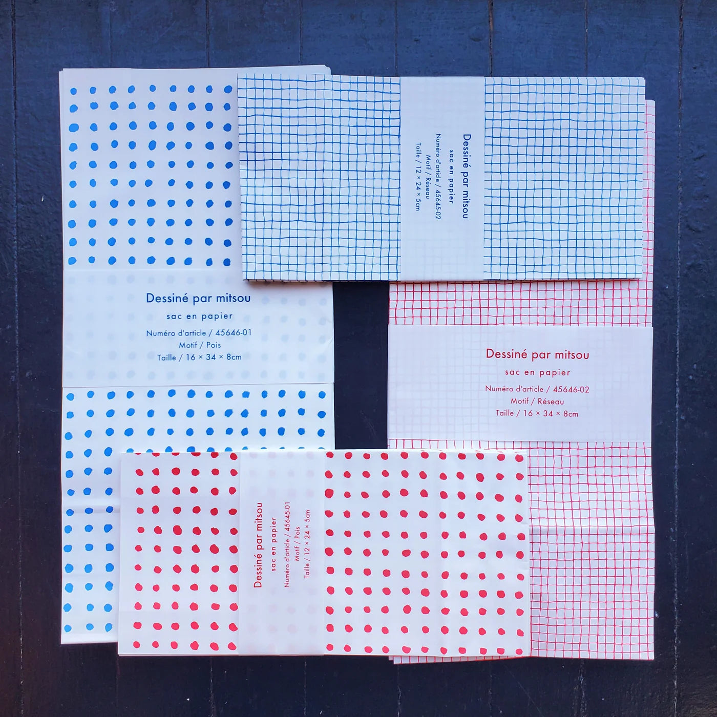 Classiky x Mitsou • Paper Bags - Red