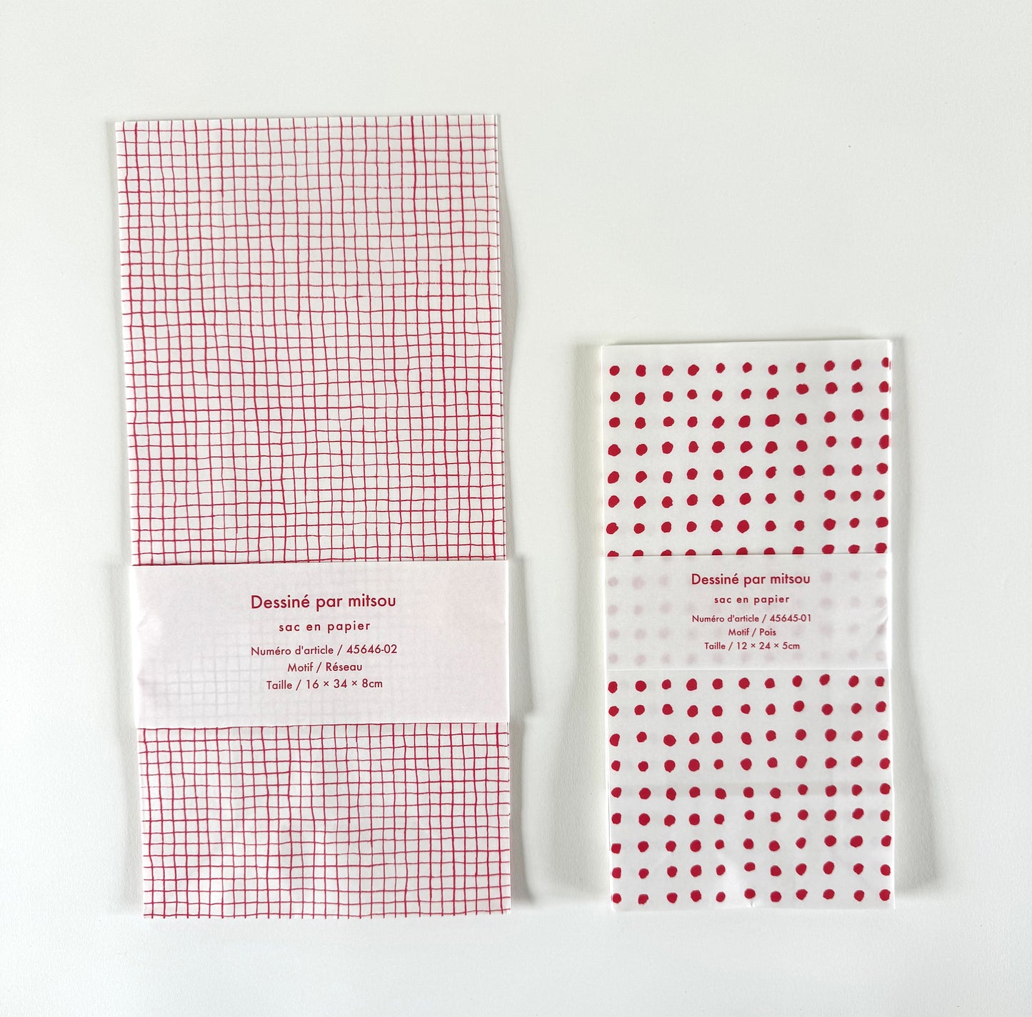 Classiky x Mitsou • Paper Bags - Reds