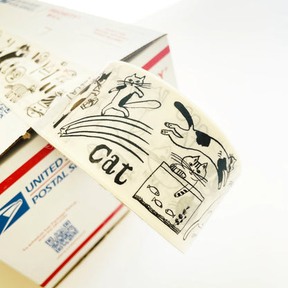 Classiky x Toraneko Bon Bon • Cats Kraft Paper Tape