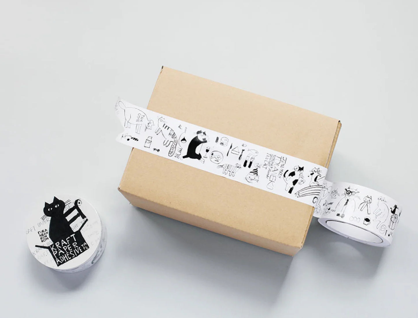 Classiky x Toraneko Bon Bon • Cats Kraft Paper Tape
