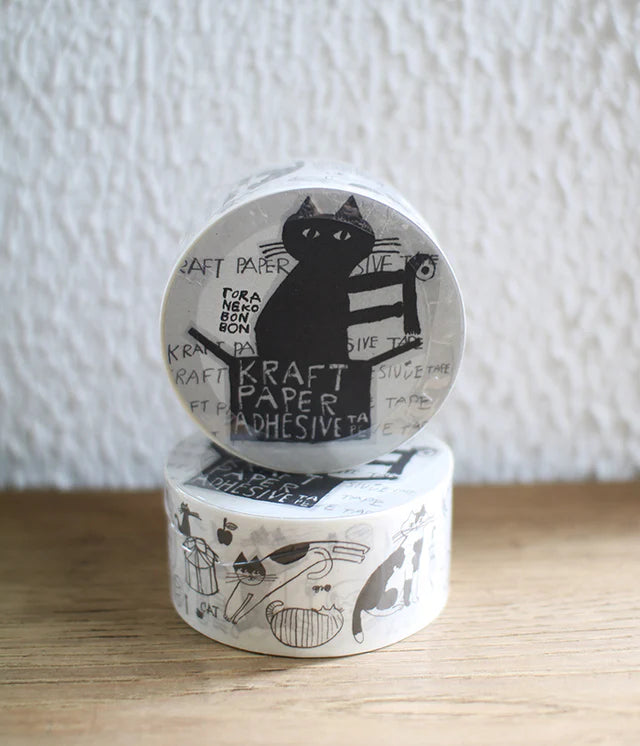 Classiky x Toraneko Bon Bon • Cats Kraft Paper Tape