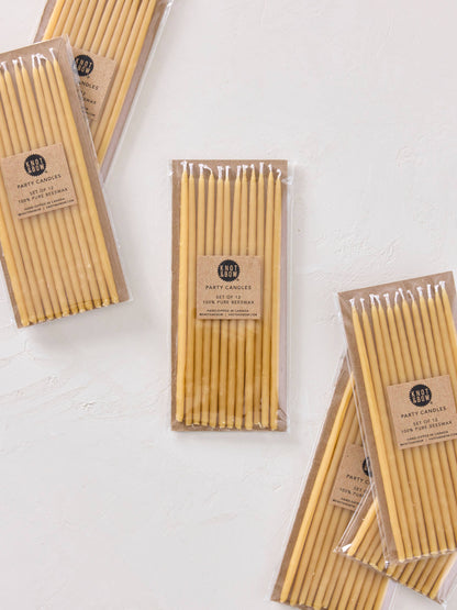 Knot & Bow • Beeswax Candles - natural