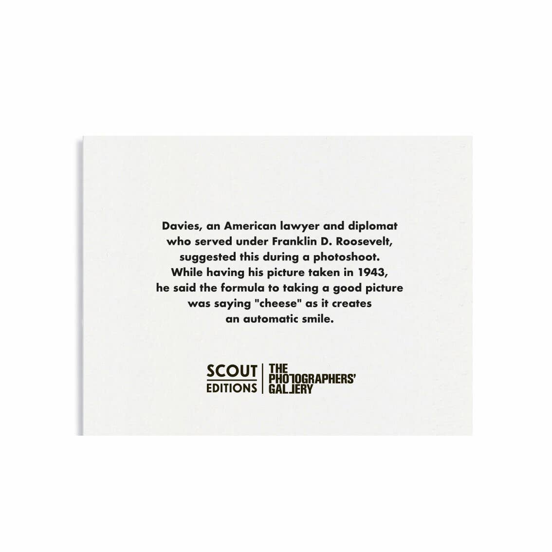 Scout Editions • Camera Mini Card