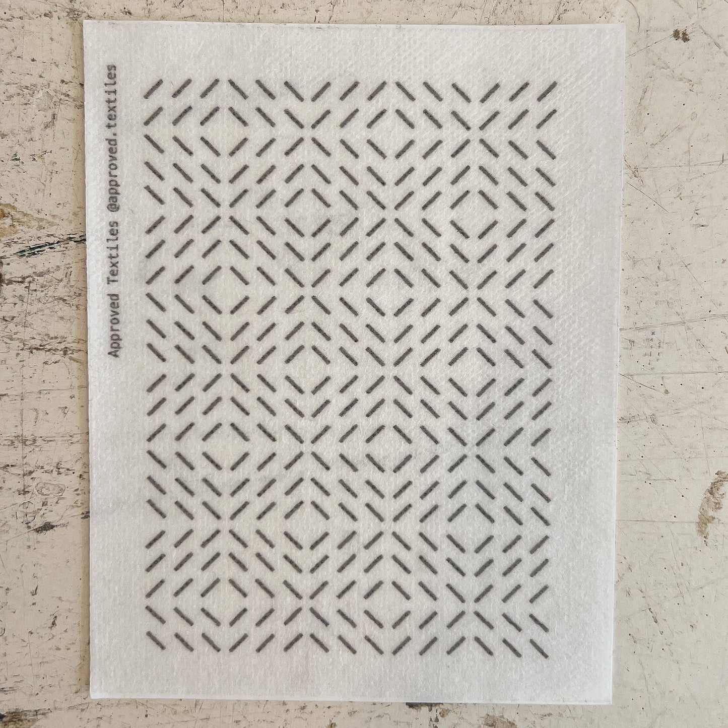 Approved Textiles • Visual Mending - Diagonals