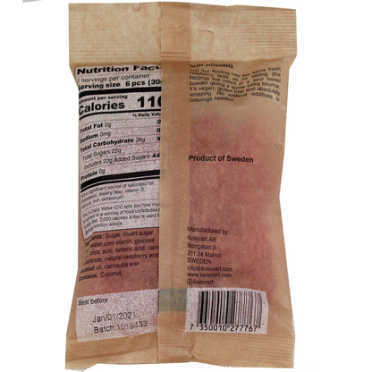 Kolsvart • Sour Raspberry Swedish Fish