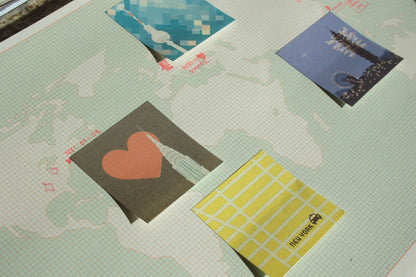 Paperways • World Map Desk Pad