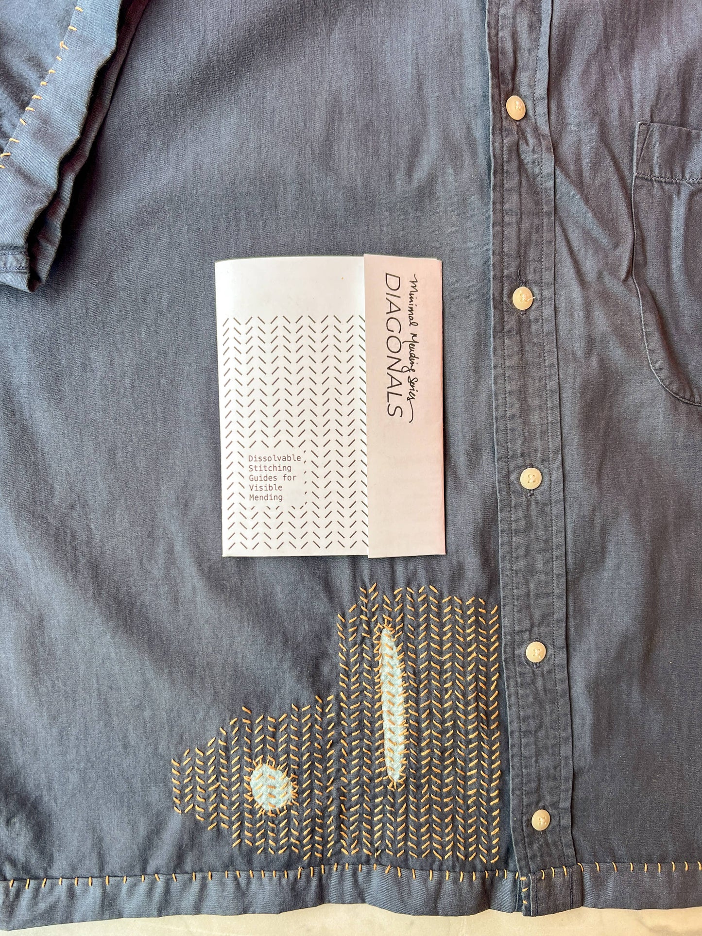 Approved Textiles • Visual Mending - Diagonals