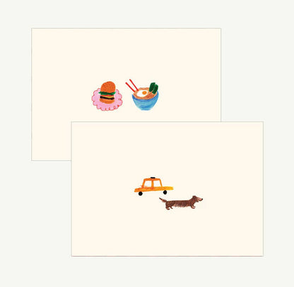 Mr. Boddington’s Studio • Dachshund/Ramen Notecards