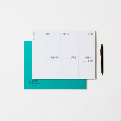 Case Study • Large Weekly Desk Planner