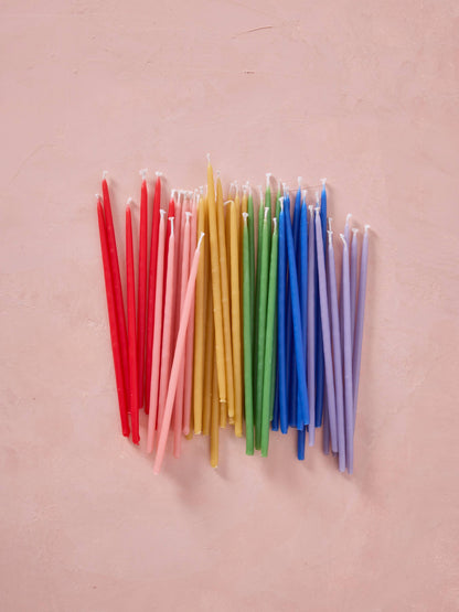 Knot & Bow • Beeswax Candles - rainbow