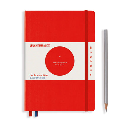 Leuchtturm • Bauhaus A5 Notebook -  Red