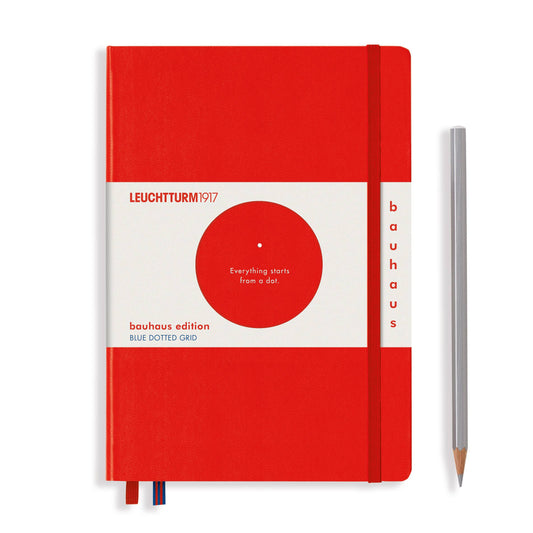 Leuchtturm • Bauhaus A5 Notebook -  Red