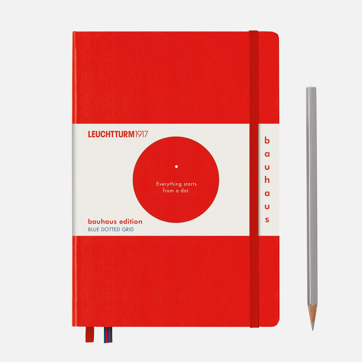 Leuchtturm • Bauhaus A5 Notebook -  Red