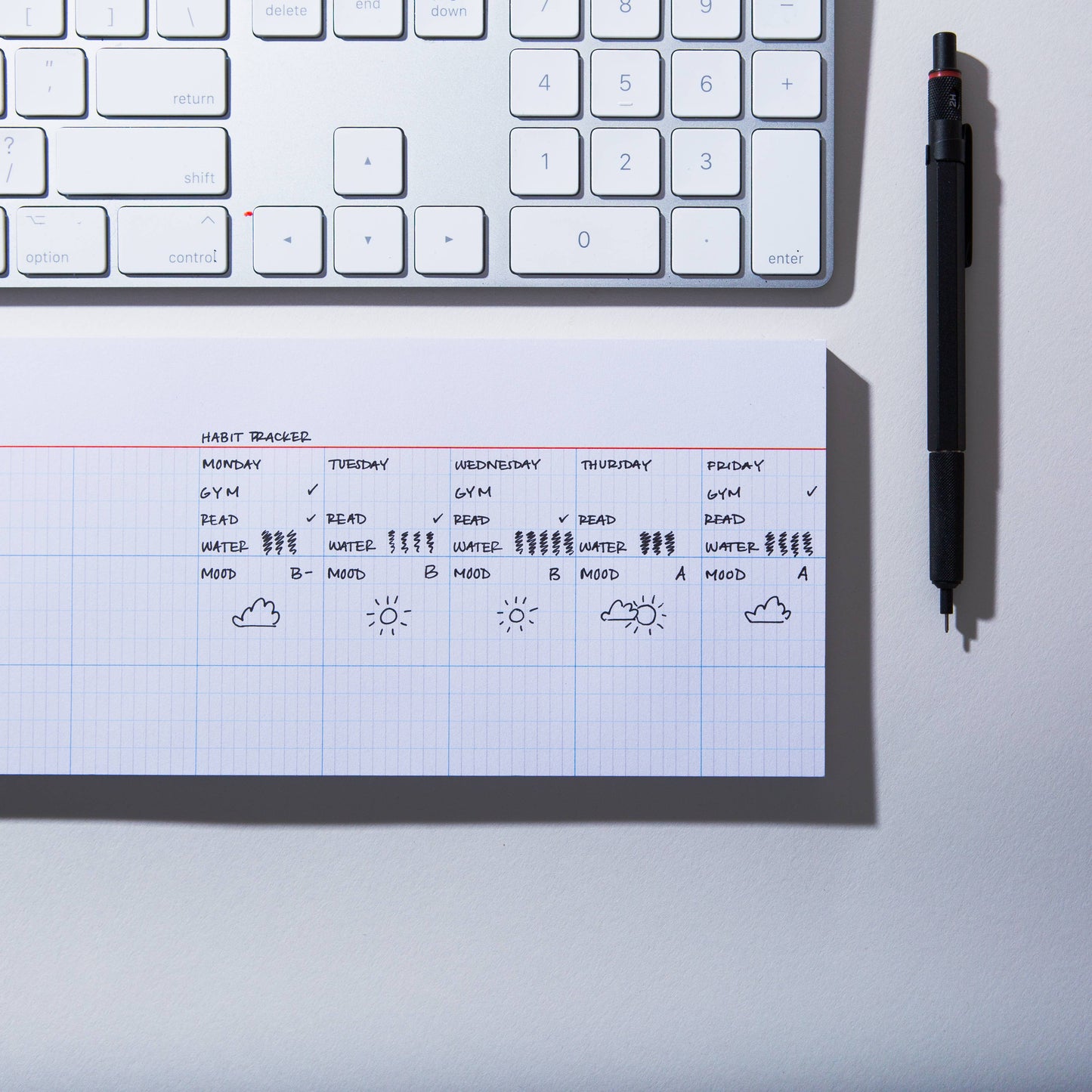 Case Study • Keyboard Desk Notepad