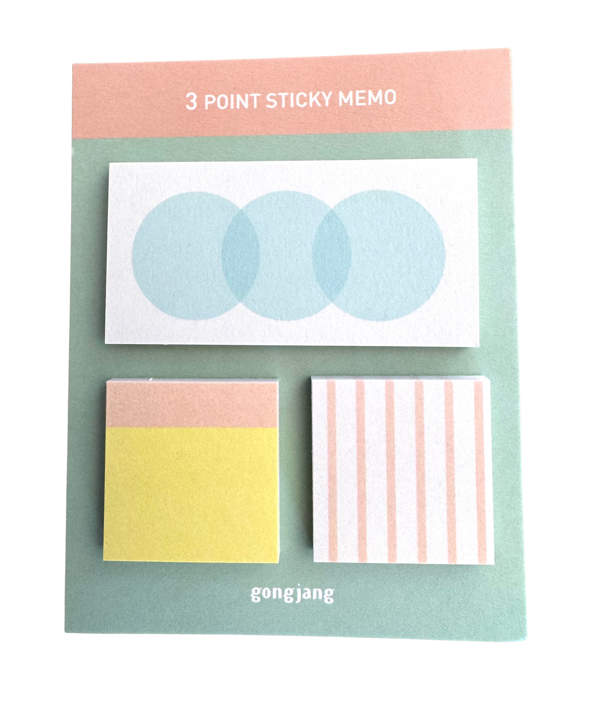 Gongjang • 3 Point Sticky Note - Powder Green