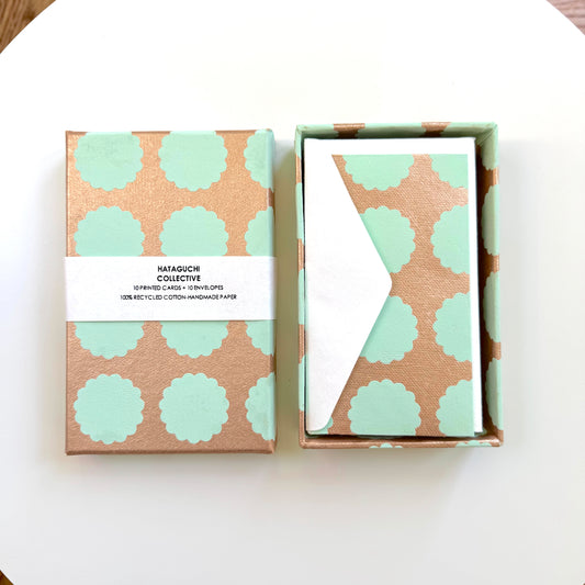 Hataguchi Collective • Greeting Card Set - Biscuit Matcha