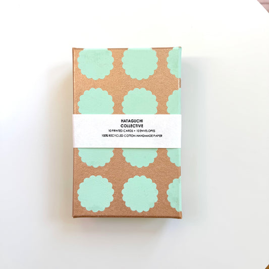 Hataguchi Collective • Greeting Card Set - Biscuit Matcha