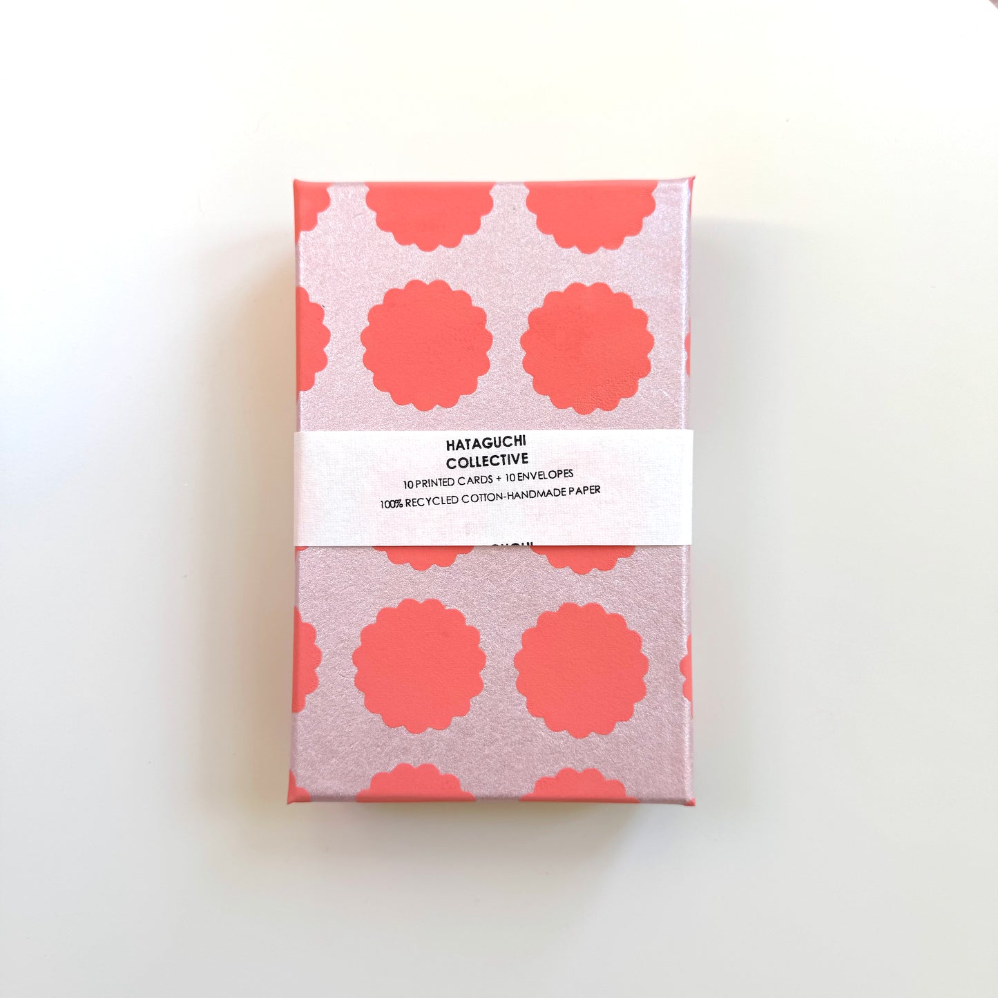Hataguchi Collective • Greeting Card Set - Biscuit Rose