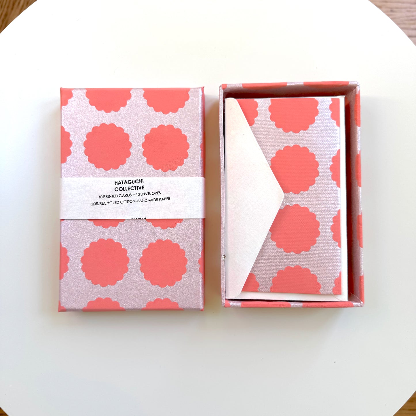 Hataguchi Collective • Greeting Card Set - Biscuit Rose