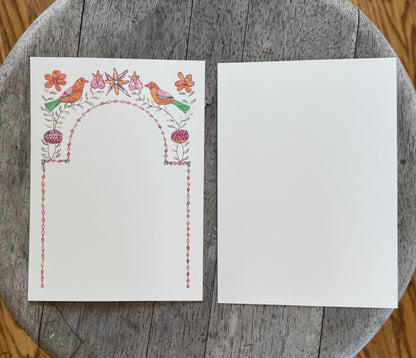 Parcel • Folk Bird Letter Set