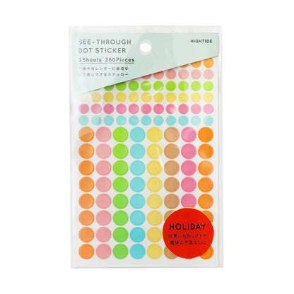 Hightide • See Through Dot Sticker