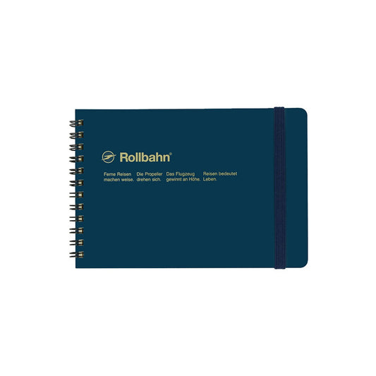 Rollbahn • Horizontal Spiral Notebook - navy
