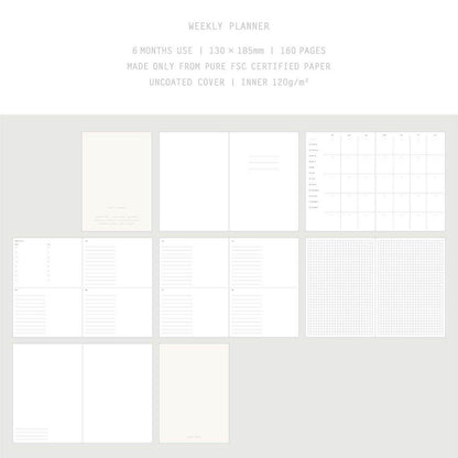 Trolls Paper • Undated Weekly Planner