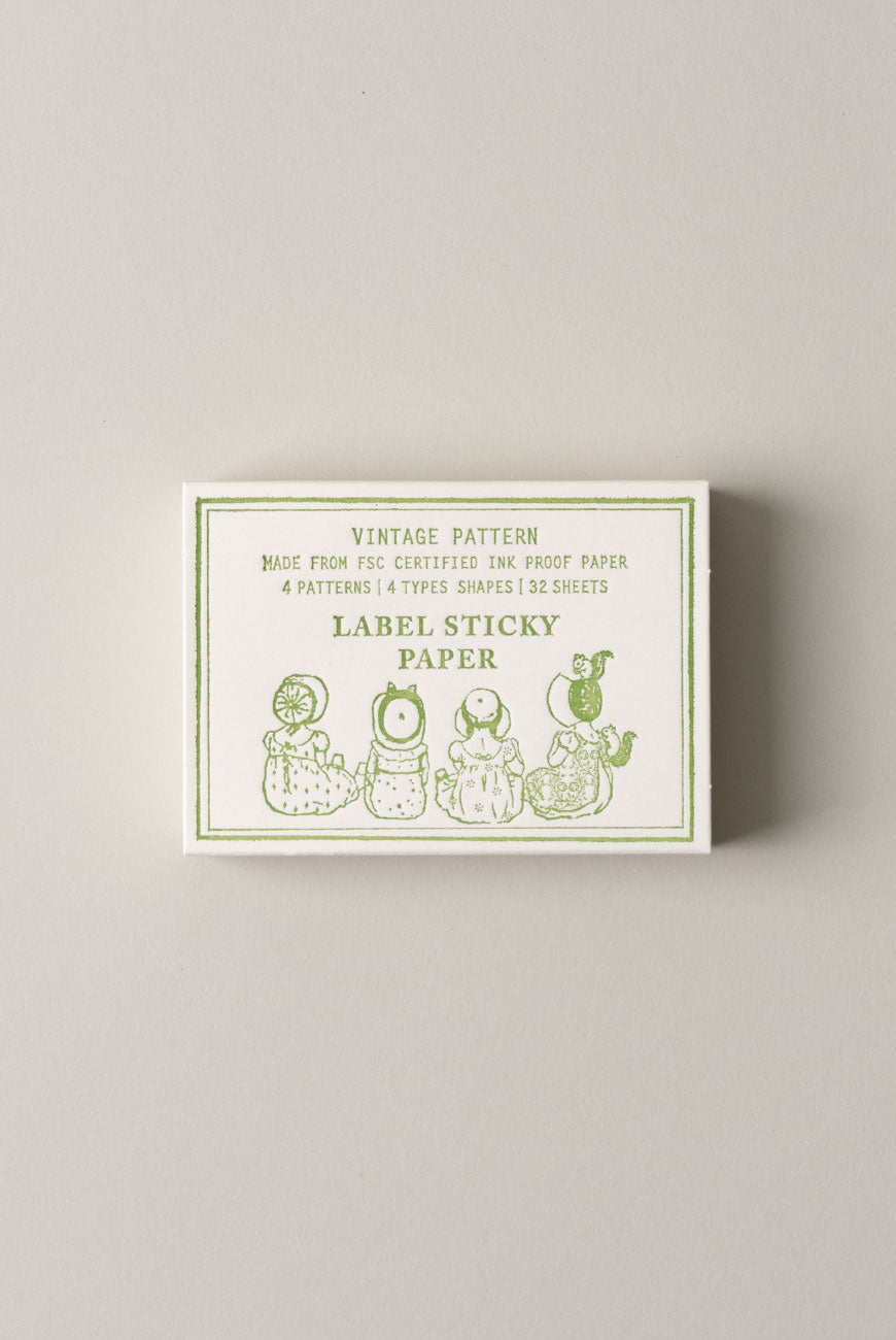 Trolls • Label sticky paper - Vintage Pattern