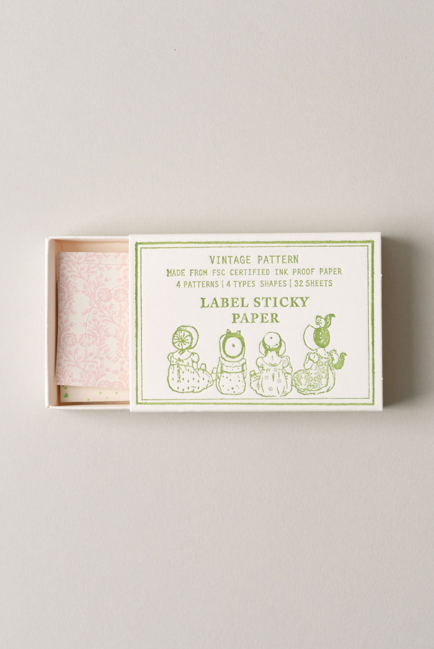 Trolls • Label sticky paper - Vintage Pattern