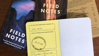 Field Notes • National Parks - Series A